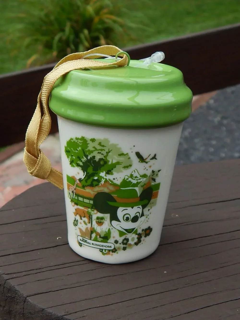 2021 Disney Parks Animal Kingdom Starbucks Ceramic Mickey Mug Tumbler Ornament